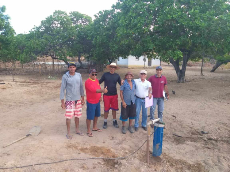 Prefeitura de SMT perfura poço tubular na localidade Barracas das Tábuas