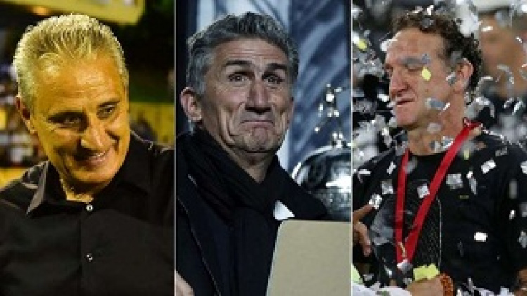 Montagem - Getty e Gazeta Press Tite, Bauza e Cuca já conquistaram a Libertadores 