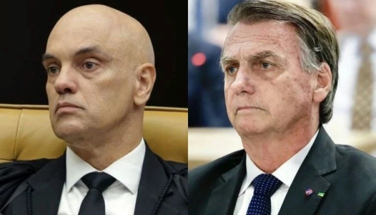 Ministro do Supremo Tribunal Federal (STF), Alexandre de Moraes e ex-presidente, Jair Bolsonaro (PL) | STF/