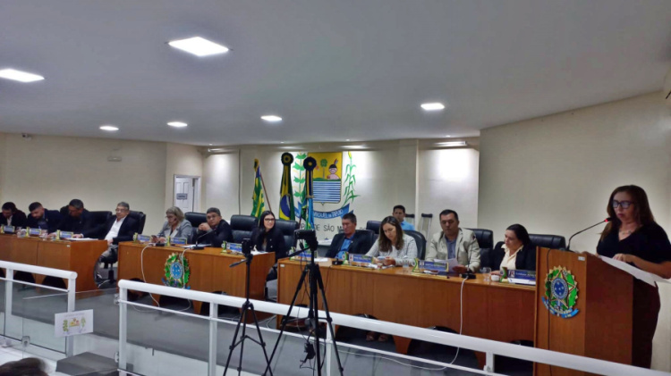 Plenário da Câmara Municipal  de São Miguel do Tapuio/Foto: Tapuio Notícias