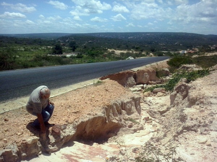 Situação em que se encontrava o trecho  rodovia 