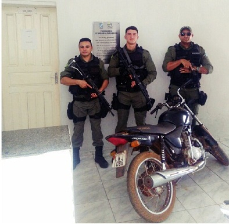 Guarnição responsável pela recuperação da motocicleta 