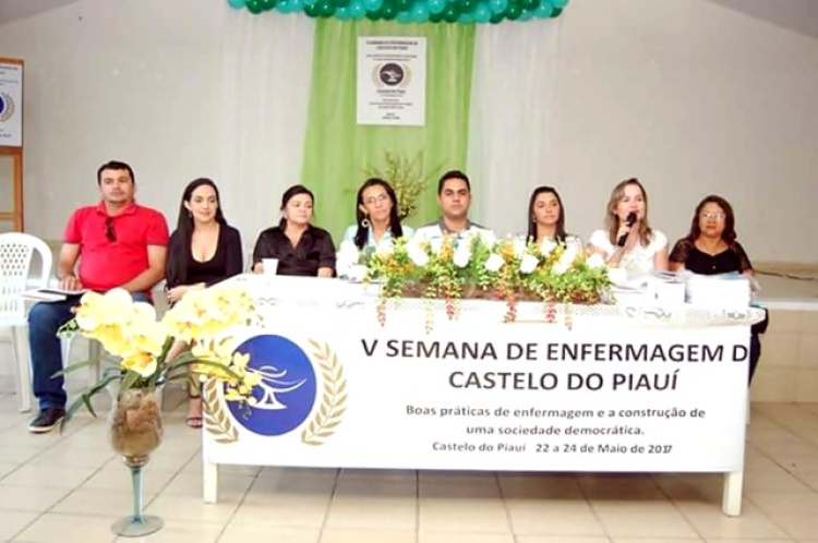Autoridades presentes na abertura do evento