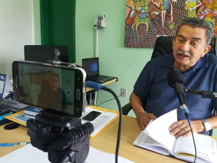 Prefeito Lincoln Matos (PTB)/Foto:Reprodução