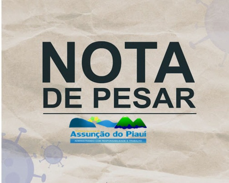 Nota de pesar 
