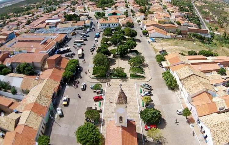 Imagem aérea da cidade/Foto:Reprodução 
