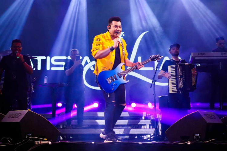 Cantor Batista Lima , em apresentação no Canyon Fest Poti/Reprodução 