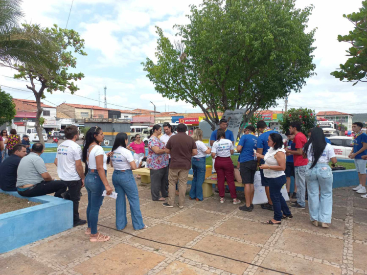  Prefeitura de SMT realiza ação de conscientização da campanha Janeiro Branco/Foto:Jornalista Valter Lima 