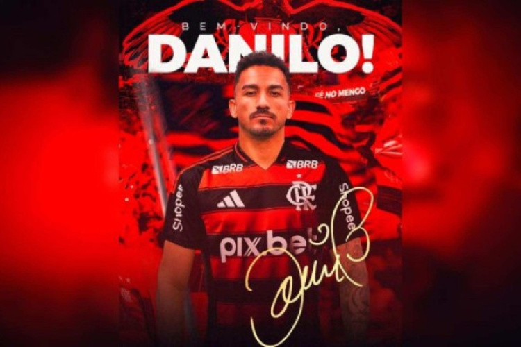 Danilo vai utilizar a camisa 13 do Flamengo - (crédito: Foto: Divulgação / Flamengo)