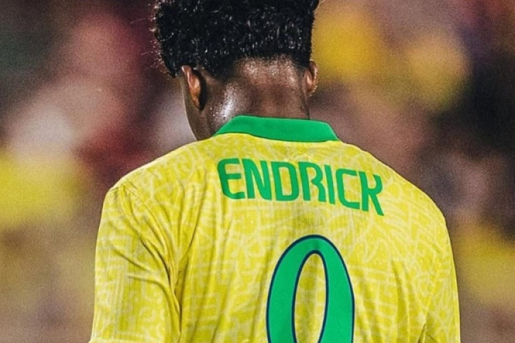Endrick deixou o Palmeiras e foi para o Real Madrid numa das maiores transações de 2024 - Créditos: Divulgação/CBF