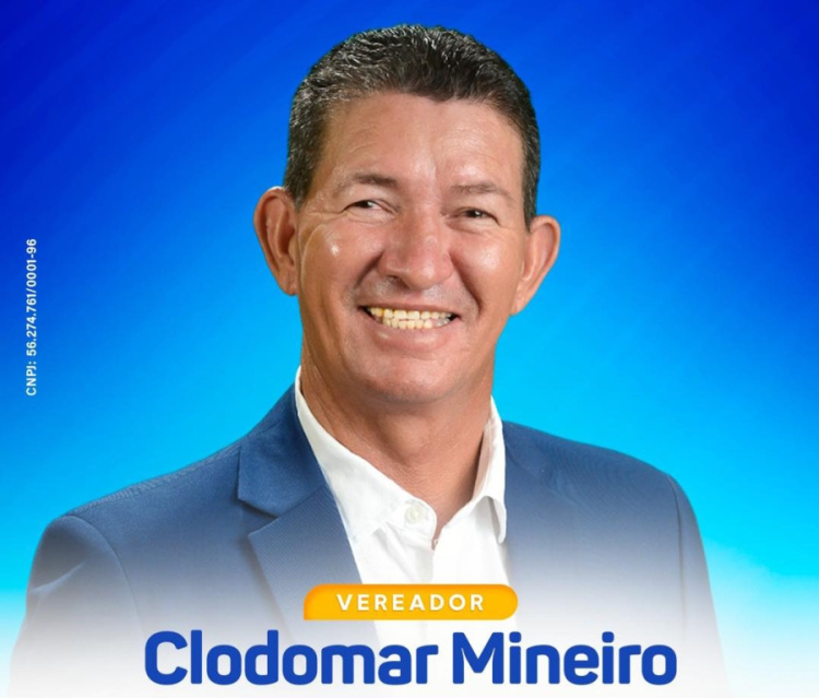 Vereador Clodomar Mineiro (PSD)/Foto: Reprodução 