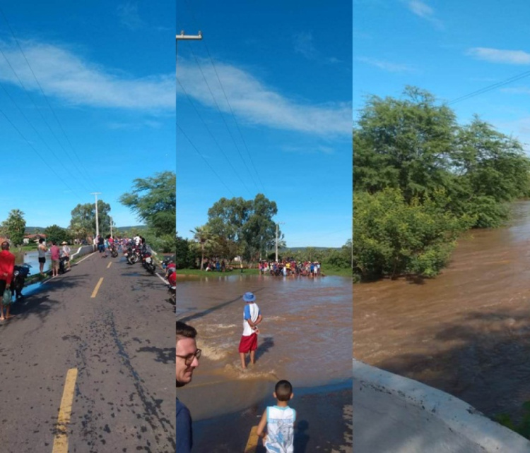Ponte de acesso aos bairros Santa Rita ,Açude São Vicente e regiões rurais/Tapuio Notícias 